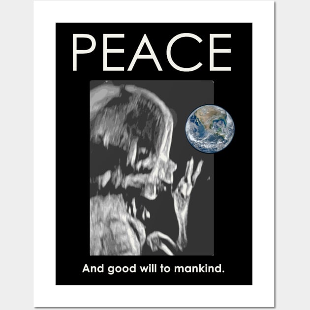 Peace to the World and Mankind Baby Wall Art by The Witness